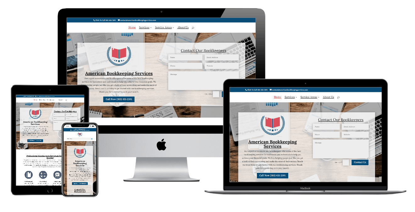 American Bookkeeping Services WordPress Website Design