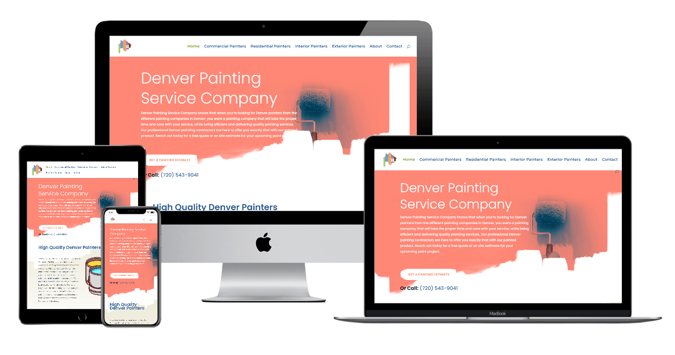Denver Painting Service Company Painters Website Design