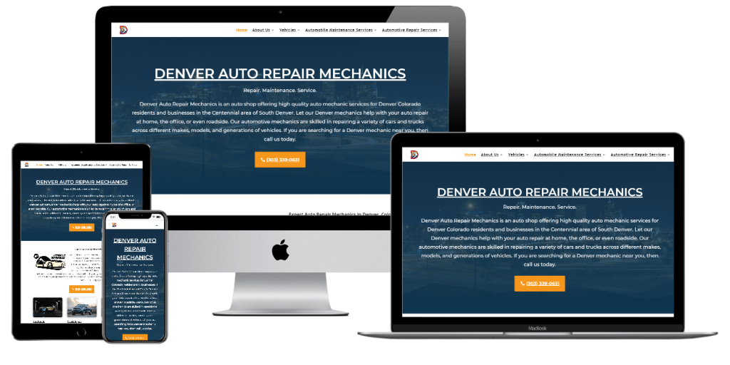 Denver Auto Repair Mechanics Denver Web Design