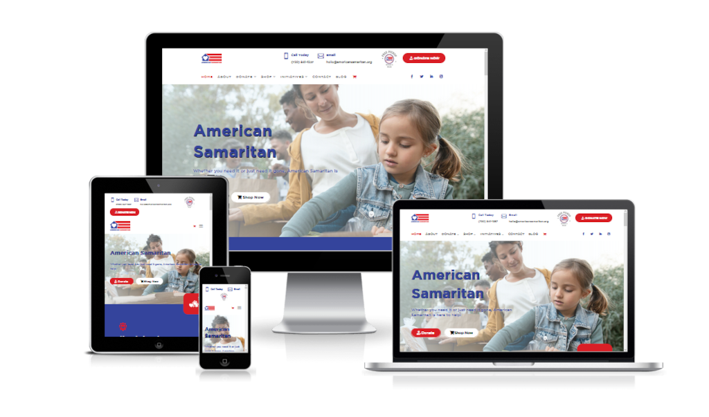 American Samaritan Nonprofit Website Design